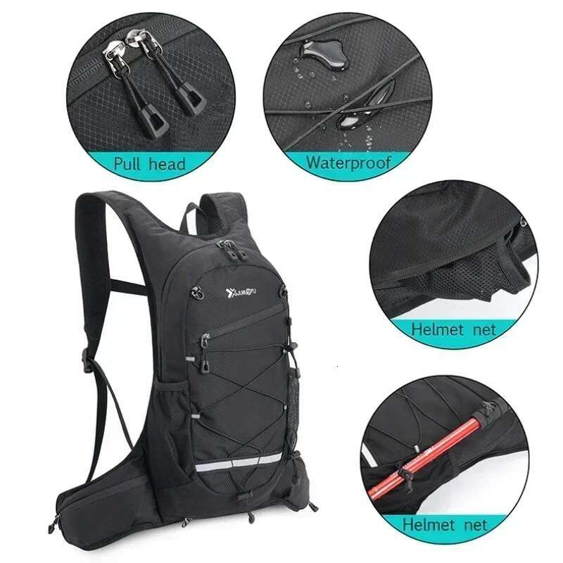 Hiking Rucksack Outdoor Waterproof Wear-resistant Women Men Trekking Backpack Layered Sport Storage Bag Cycling Equipment