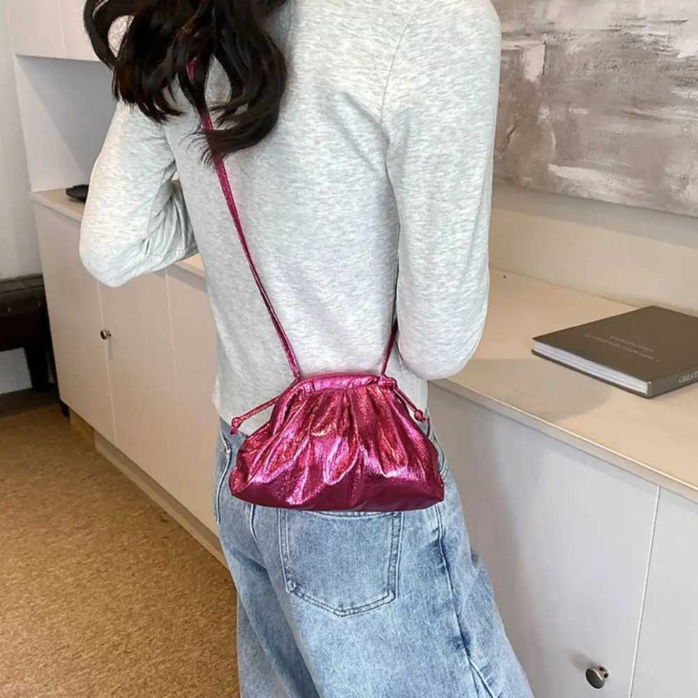Fashion Leather Women Dinner Bag Crossbody Bag Lipstick Bag Pleated Shell Bag Shoulder Bag Clutch Bag Cloud Bag Party Z250512