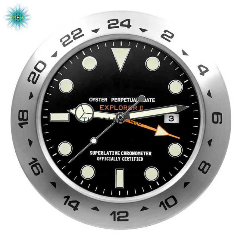 Large Watch Shape Wall Clock Metal Best Gift X0726 Q250512