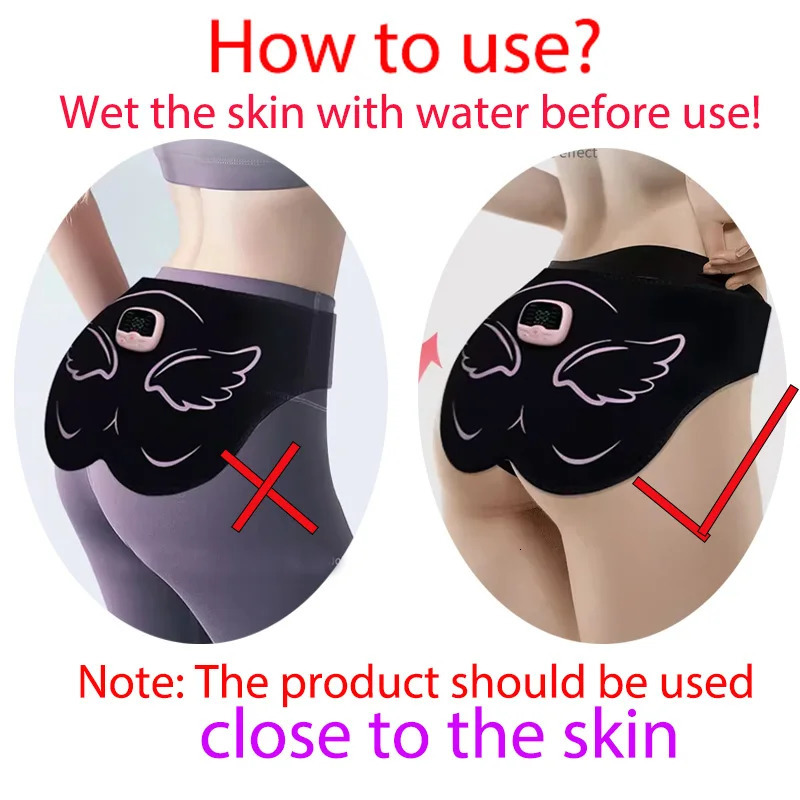 EMS Muscle Stimulator Buttocks Electric Hip Trainer With Remote Buttocks Toner Butt Slim Body Shaping Fitness Equipment 250512