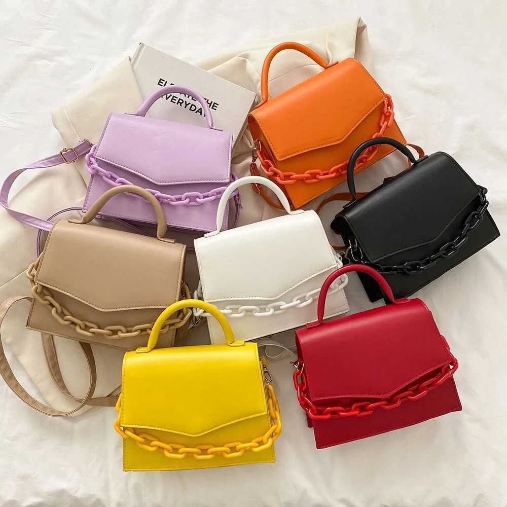 1pcs Fashion Candy Handbag Chain One-Shoulder Crossbody Bag Simple Bag Z250512