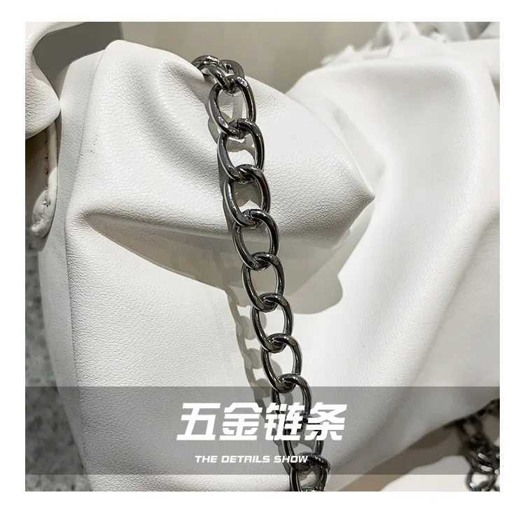 Fashion Versatile Handbags for Women s Sweet Bow Single Shoulder Bag Chain Crossbody Bag Fold Purses and Handbag Z250512