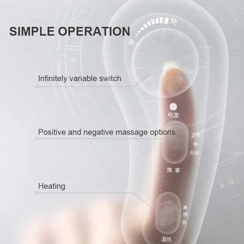 Car Massager Waist Massage Muscle Relaxation Massager Portable Heating Massage Neck Massage Body Cushion Shiatsu MassagerW250512