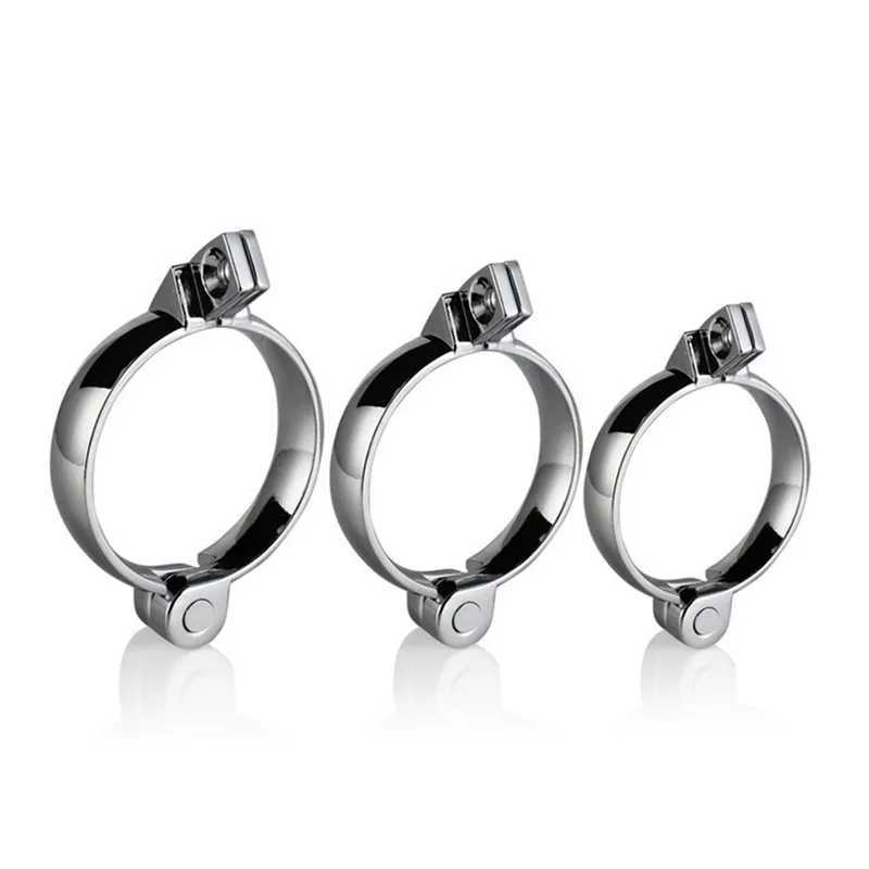 Cock Cage Ring Part Penis Lock Ring Male Chastity Device Part Ring CB6000 3 sizes for choice Drop Shipping W250512