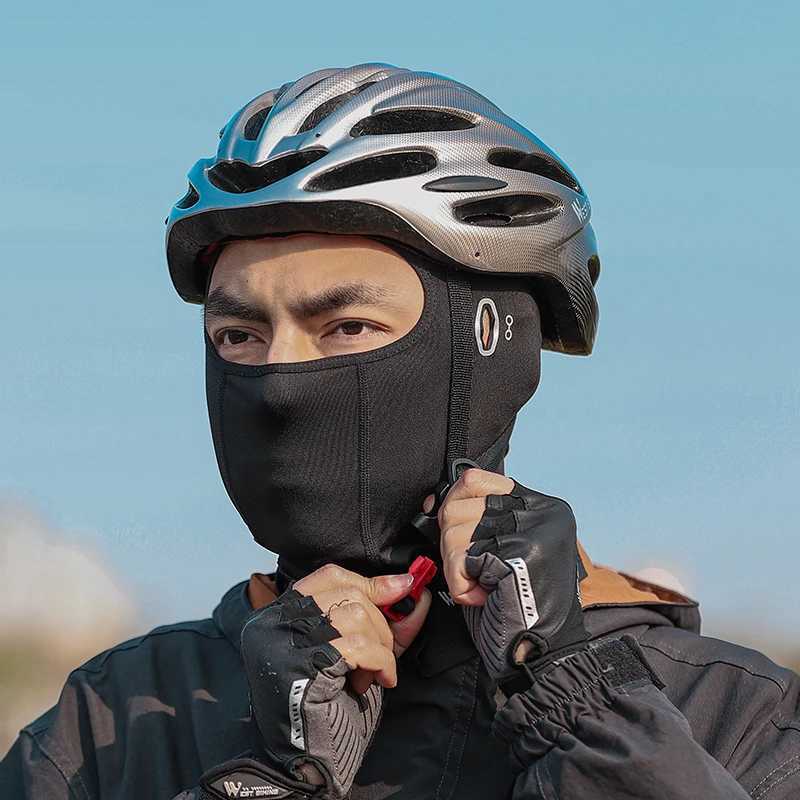 WEST BIKING Summer Cycling Cap Balaclava Face Ski Mask Hood Hiking Camping Hunting Tactical Airsoft Cap Bike Hats Neck GaiterW250512