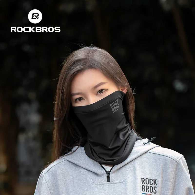 ROCKBROS Winter Mask Balaclava Hiking Warm Cycling Scarf Fleece Neck Scarf Camping Bicycle Face Mask Breathable Windproof ScarfW250512