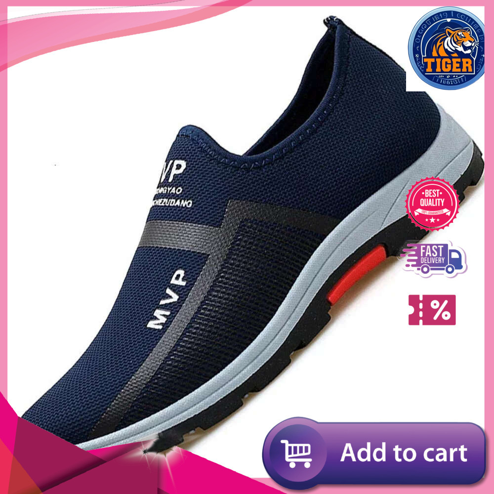 Ddmytiger Mesh Walking Summer Lightweight Men Running Shoes Fashion Casual Sneakers Breathable Slip On Loafers Zapatillas Hombre Outdoor Shoes