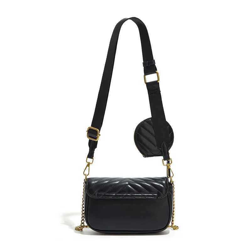 Modern handbag 2024 new handbag 2-piece set detachable shoulder Bag Messenger Bag chain handbag clutch BagW250512