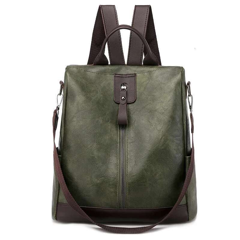 Designer Bag 2025 Multi-Function Women's Soft PU Leather Backpack Large Capacity School Bags For Girls New Fashion Female Bagpack Mochila Luxury 