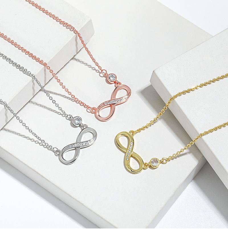 Timeless Fashion Accessory: A Versatile Infinite Loop Charm Bracelet Made from Premium Material