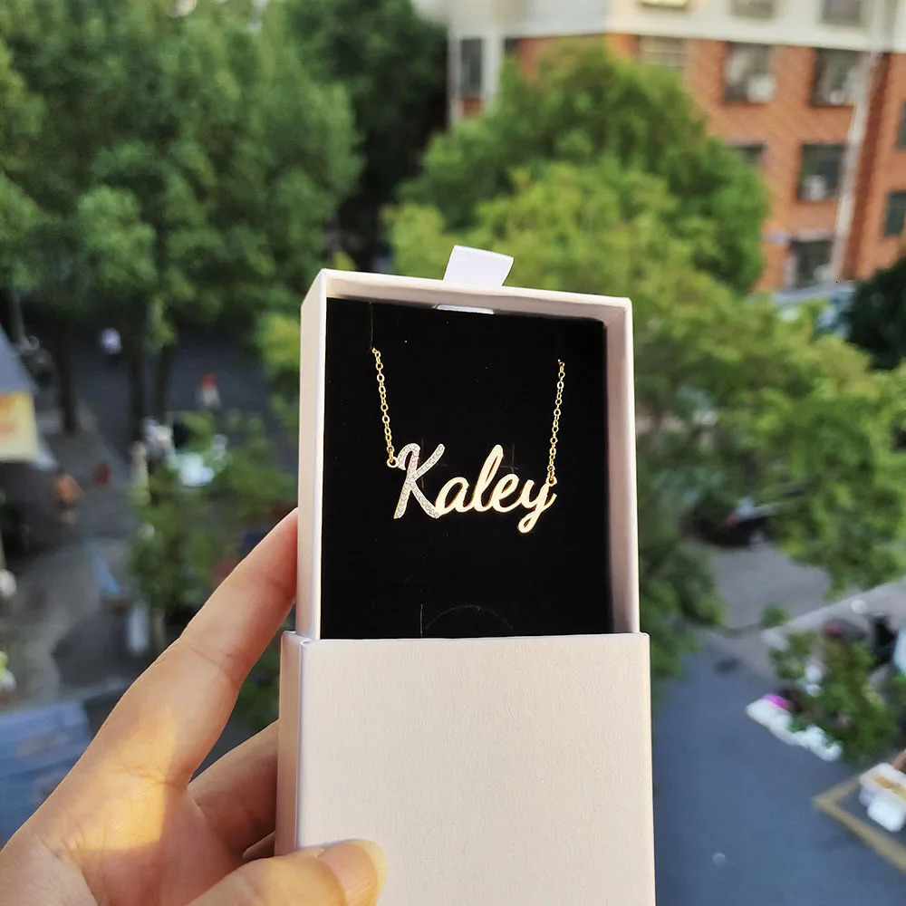 DODOAI Personalized Custom Letter Necklace/Customized Name Necklace Stainless Steel Pendant for Women CustomJewelry Gift Fashion 250512