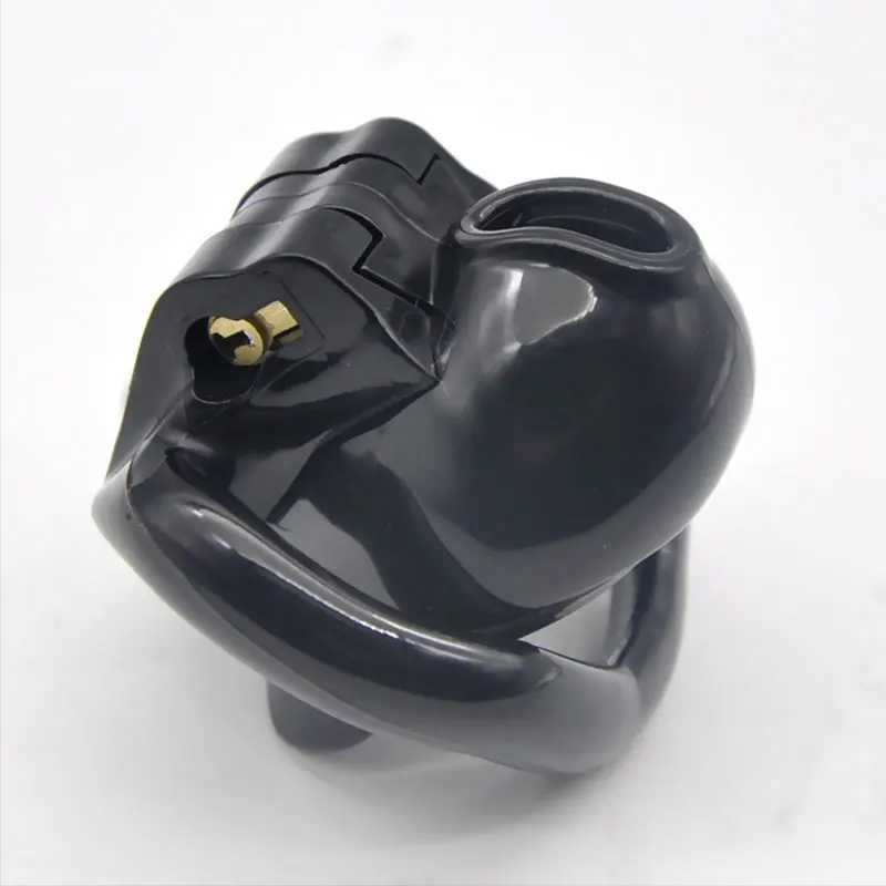 Hot Sale New The Nub of HT V3 Male Chastity Device with 4 Rings Small Cage Bio-sourced Penis Rings Cock Belt Adult Sex Toys 18+ W250512