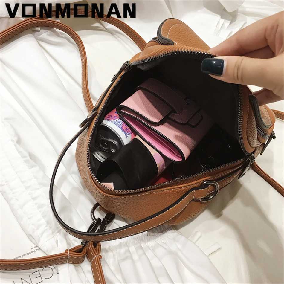 New Designer Fashion Women Leather Backpack Mini Soft Touch Multi-Function Small Rucksack Female Ladies Shoulder Bag Purse Z250512-1