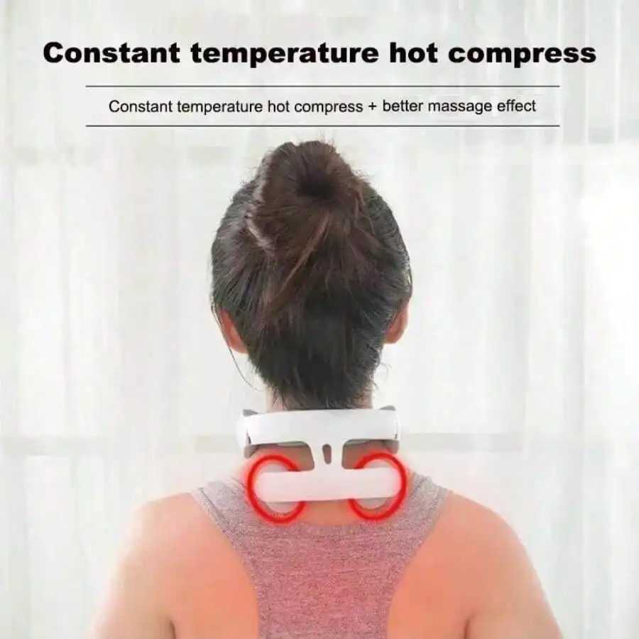 Portable Smart Neck Shoulder Massager - USB Rechargeable Lithium Battery Ideal Gift For Men WomenW250512