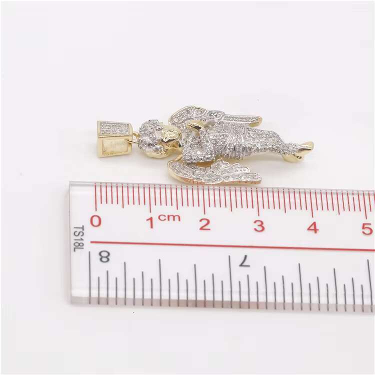 Jewelry Moissanite Diamonds Custom Necklace Pendant Initial Hip Hop 925 Silver Custom Pendant