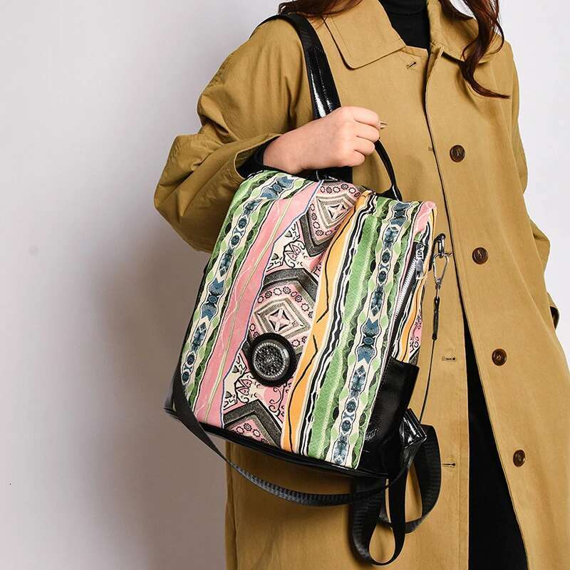 Fashion Personality Shoulder Bag Trend New Travel Backpack Cross-border Hot Models High-grade Women's Bags with Large Capacity