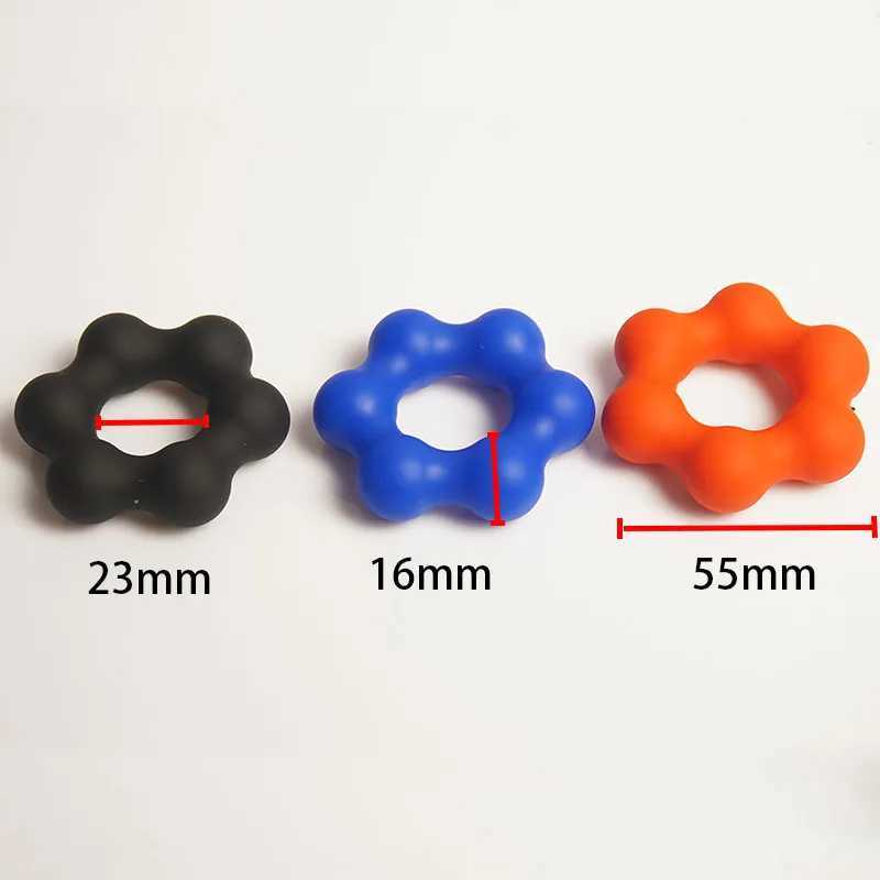 Star Dick Penis Cock Ring Delay EjaculationSilicone Cockring Erection Sex Toys MenTesticle Scrotum Ball Stretcher W250512
