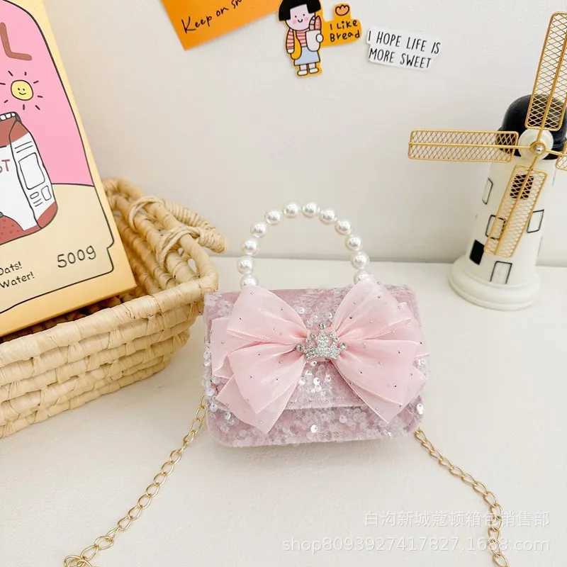 Accessory bag fashionable crossbody bag s pearl handbag princess handbag small fragrance style coin purse Z250512