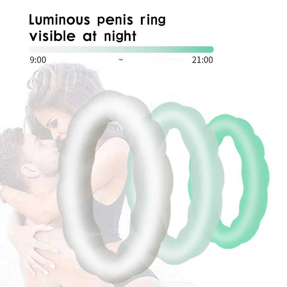 3Pcs/Set Silicone Cock Ring For Man Delayed Ejaculation Sex Shop Penis Rings For Dick Erection Sex Toys For Male Adults Supplies W250512