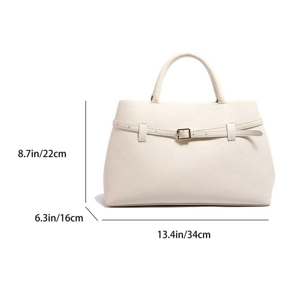 Women Top Handle Bag PU Leather Satchel Purses Large Capacity Lock Handbags Ladies Tote Bag Womens Purse Work BagXJ250512