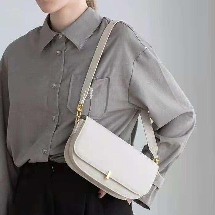 White armpit with high appearance French texture, niche single shoulder crossbody bag new women's bag