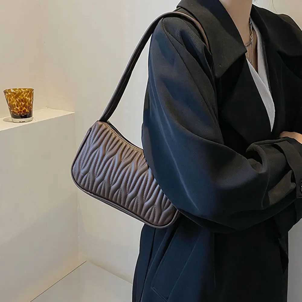Fashion Women Handbag PU Leather Shoulder Bags Female Casual Solid Color Messenger Bag for Women Luxury Underarm BagXJ250512
