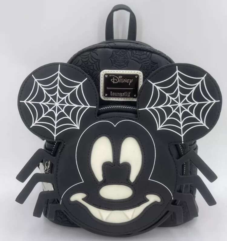 Loungefly Halloween Mouse Glow Satchel Cartoon Cute Children'S Backpack Shoulder Mini Bag Gift