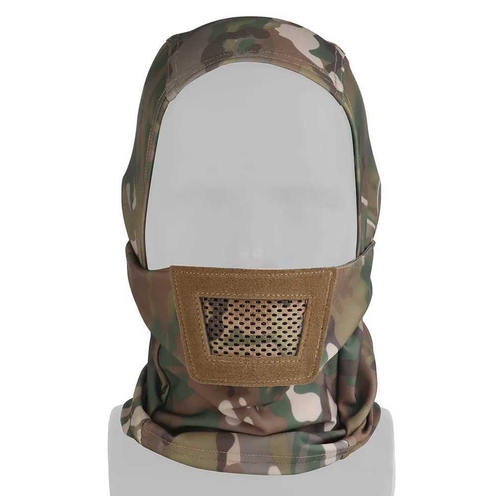 Airsoft Mask for Men Sport Mask Balaclava Headgear Full Face Protection Knight Headwear for Paintball Hunting Sport CyclingW250512
