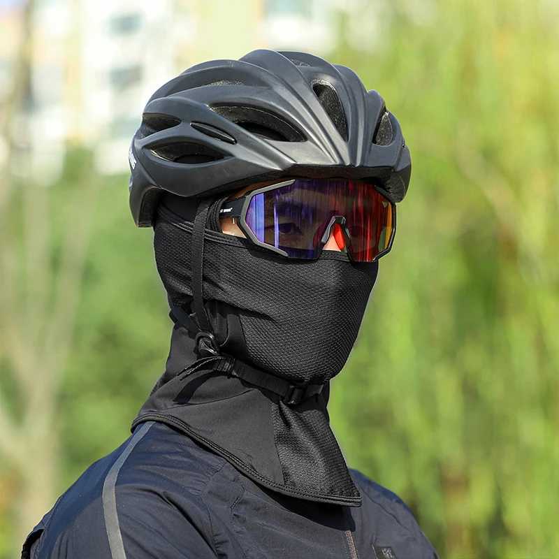 WEST BIKING Summer Cycling Headgear Ice Silk Sunscreen Men Women Full Face Mask UFR50+ Anti-UV Running Fishing Climbing ScarfW250512