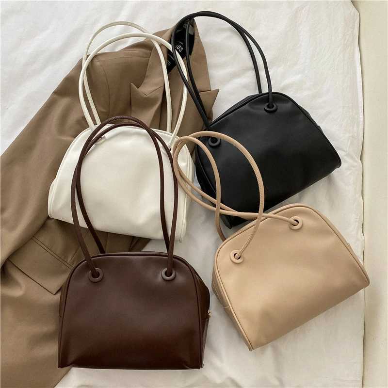 Soft PU Leather Ladies Underarm Bag Solid Color Handbag Fashion Shoulder Bags for Women Female Small Square Tote Bag Z250512