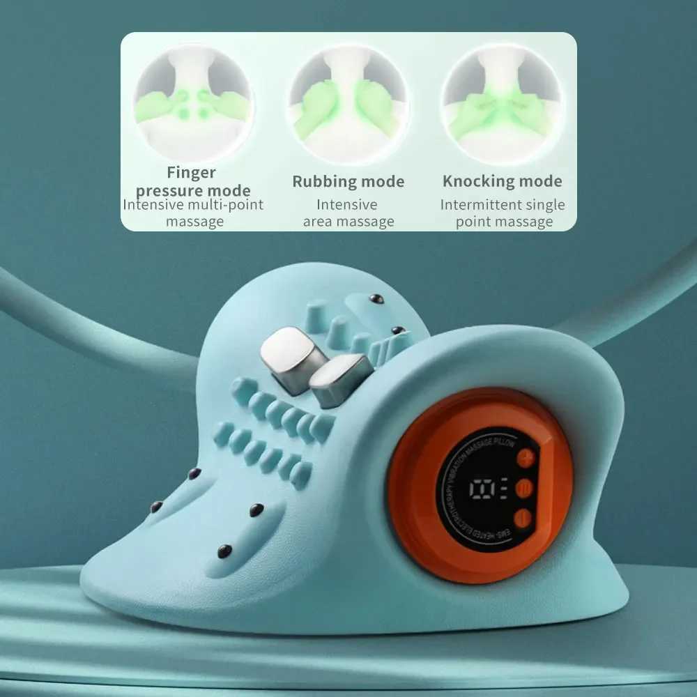 Hugterra Massager New Neck Relaxer Portable Shiatsu Massage Pillow CervicalW250512