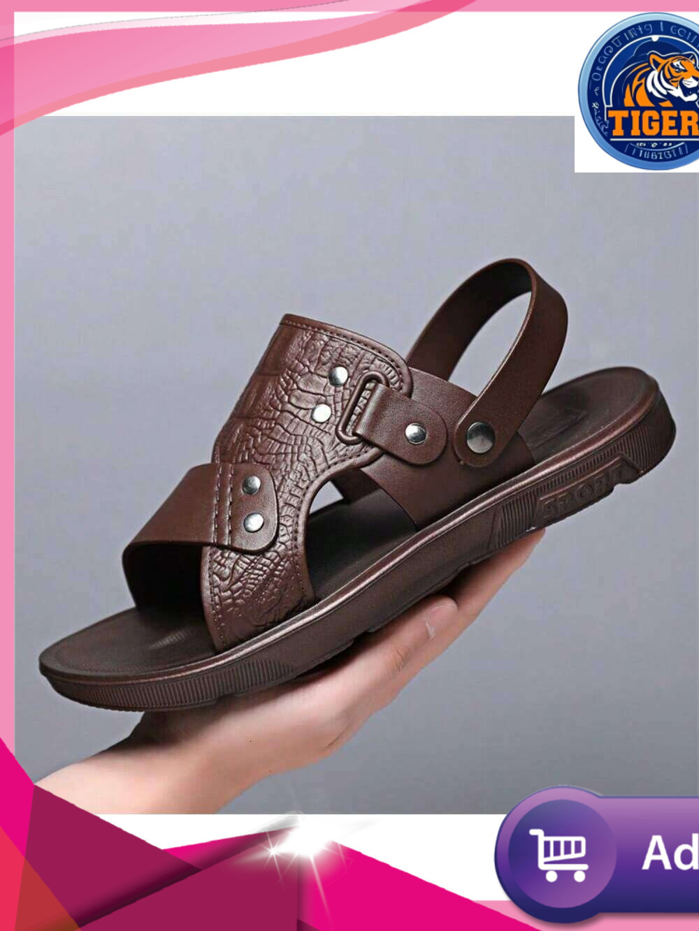 Ddmytiger S New Men Summer Sandals Two Wearing Styles For Home Driving Lightweight And Fashionable Anti Slip Breathable Waterproof Outdoor Shoes