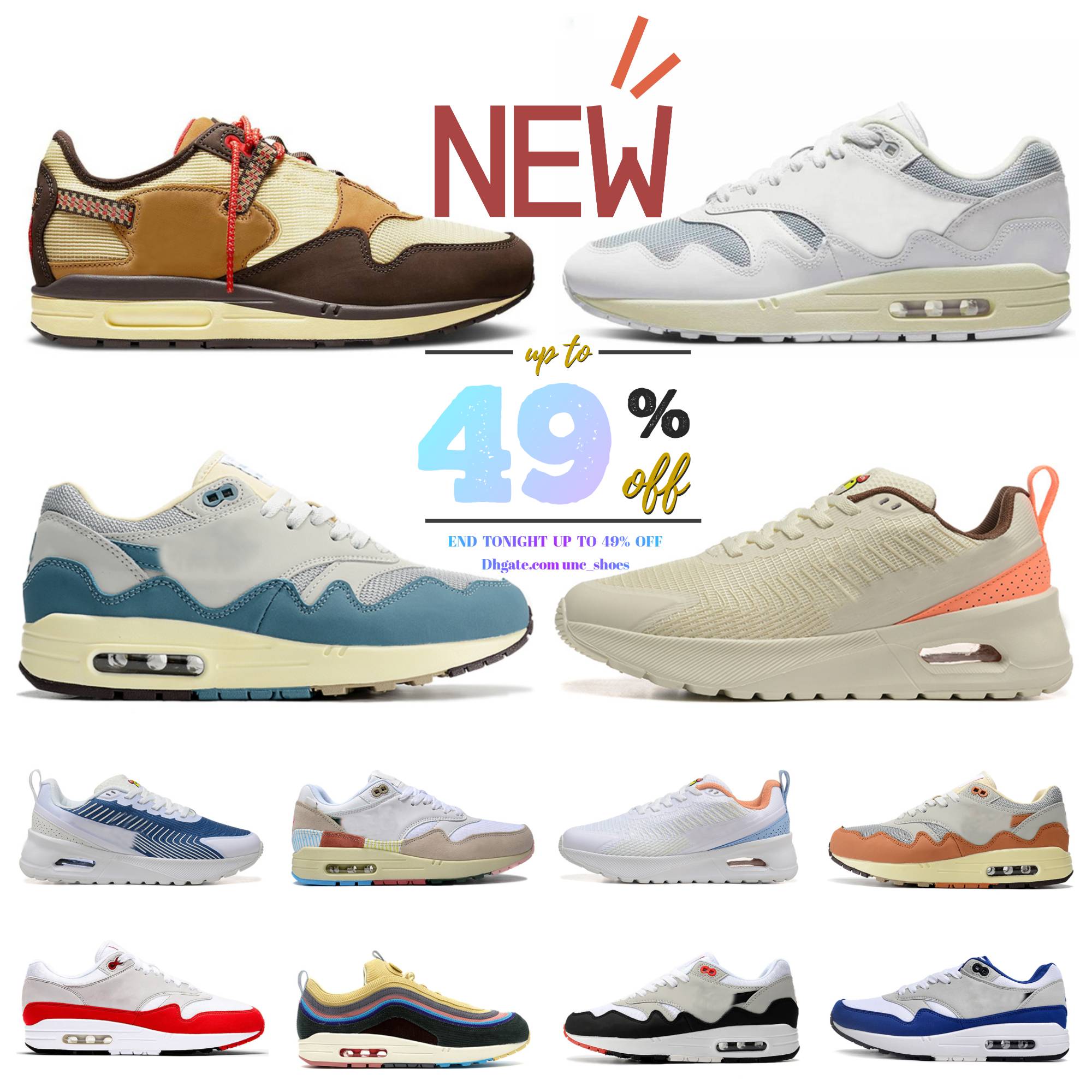 Shoes Running Designer Patta Waves Cactus Jack Baroque Brown Saturn Gold Cave Stone Parra Amsterdam Denham 87 Og Anniversary Schematic