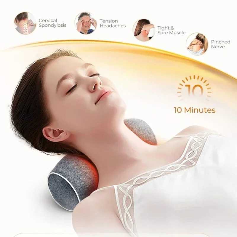 Neck Pillow Slow Rebound Memory Cotton Pillow Shaped Relaxing Cervical Partition Memory Neck Pain Relief Sleeping PillowW250512