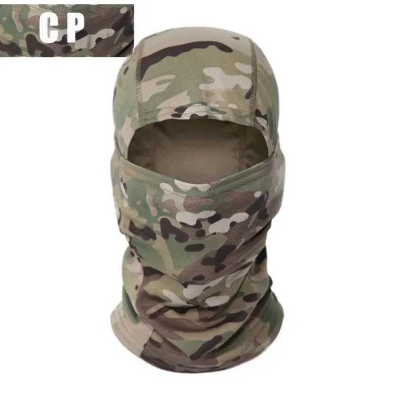 Multi-Pattern Tactical Balaclava Full Face Mask Shield Cover for Cycling Hunting Camouflage Hat Scarf Outdoor Sports GearW250512