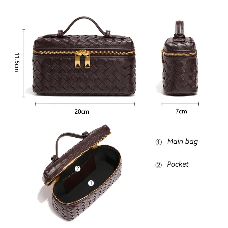 New Free Delivery Woven Bags Women Fashion Designer Handbag High Quality Pu Leather Shoulder Bag Bag Designer Bag Luxury Bag Tote Bag