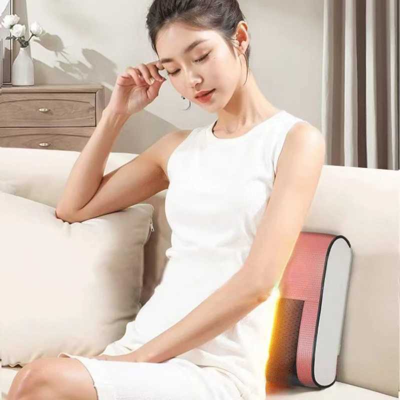 6 Key Smart Cervical Neck Shoulder Electric Waist Back Shiatsu Massage Pillow Heated Car Seat Massage Neck and Shoulder MassagerW250512