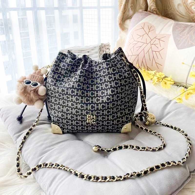 CH Fashion Bucket Bag Design Sense Hundred Elegant Crossbody Womens Bag Letter Design Womens Bag With Shopping Z250512