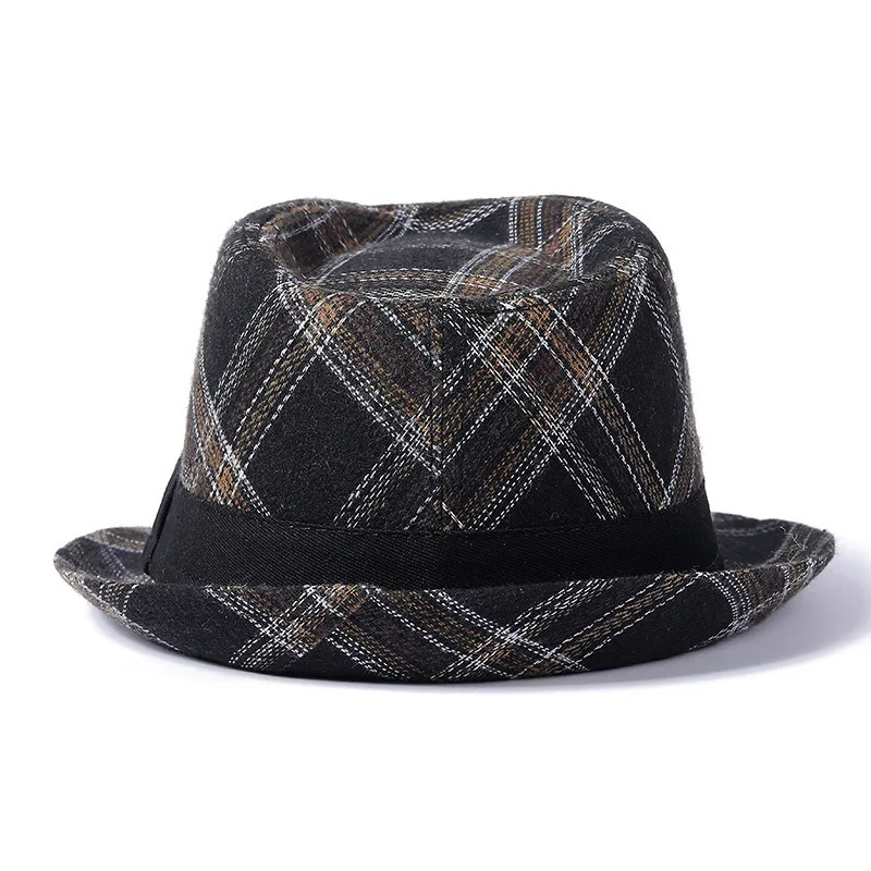 British Style Top Hat European and American Gentleman Mens Sunshade Jazz Dad Fedoras Bucket Gift 250512