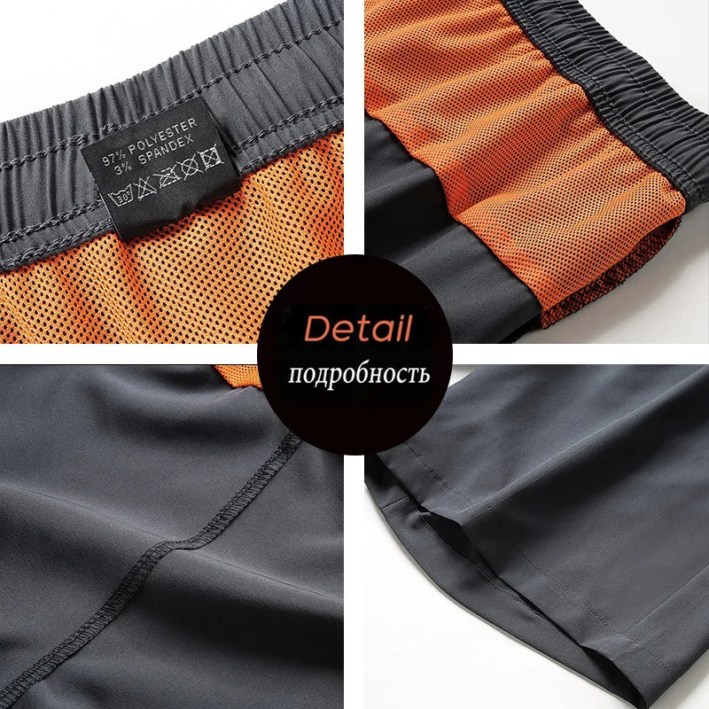 Plus Size 11XL 12XL Summer Men Solid Sport Shorts Mens Breathable Beach Shorts Men Large Quick Dry Jogger Shorts Male 9XL 10XL 250509