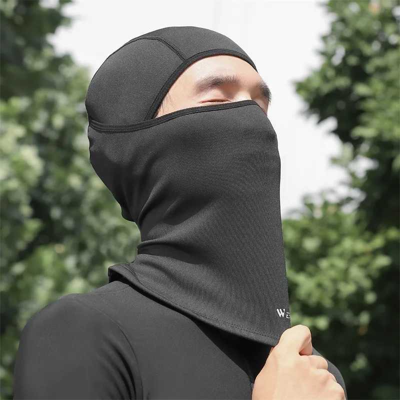 WEST BIKING Winter Fleece Cycling Cap Warm Running Scarf Balaclava Velvet Bike Full Face Cover Headwear Climbing Fishing HatW250512
