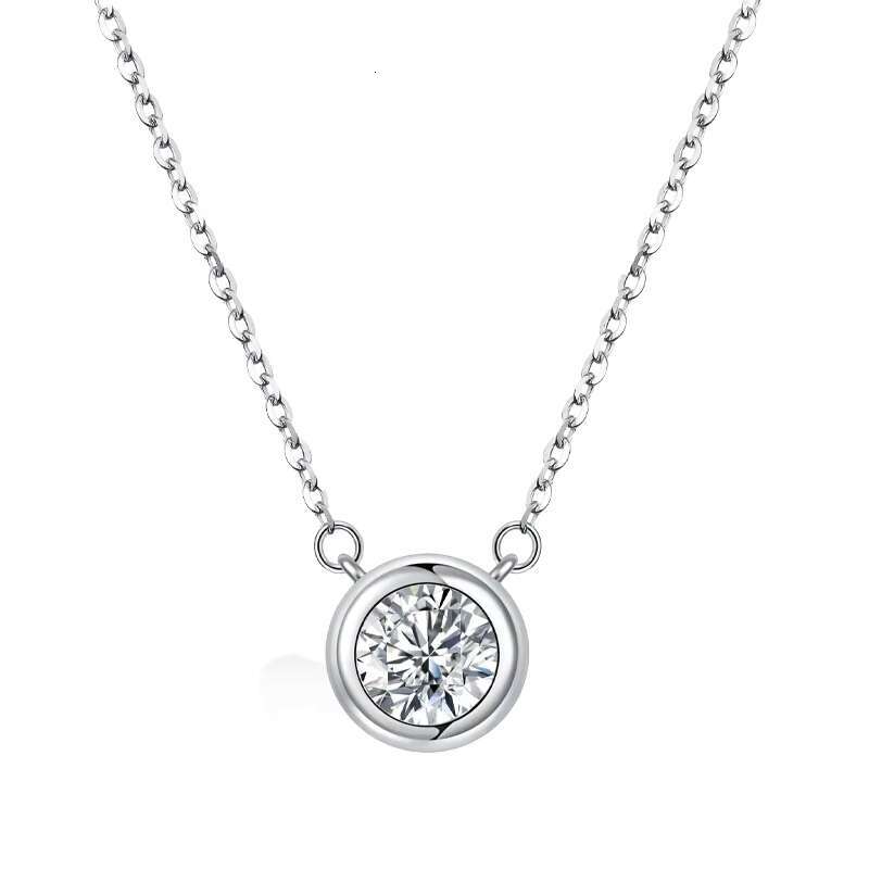 Bestselling women's fashion wedding sier boutique jewelry moissanite necklace