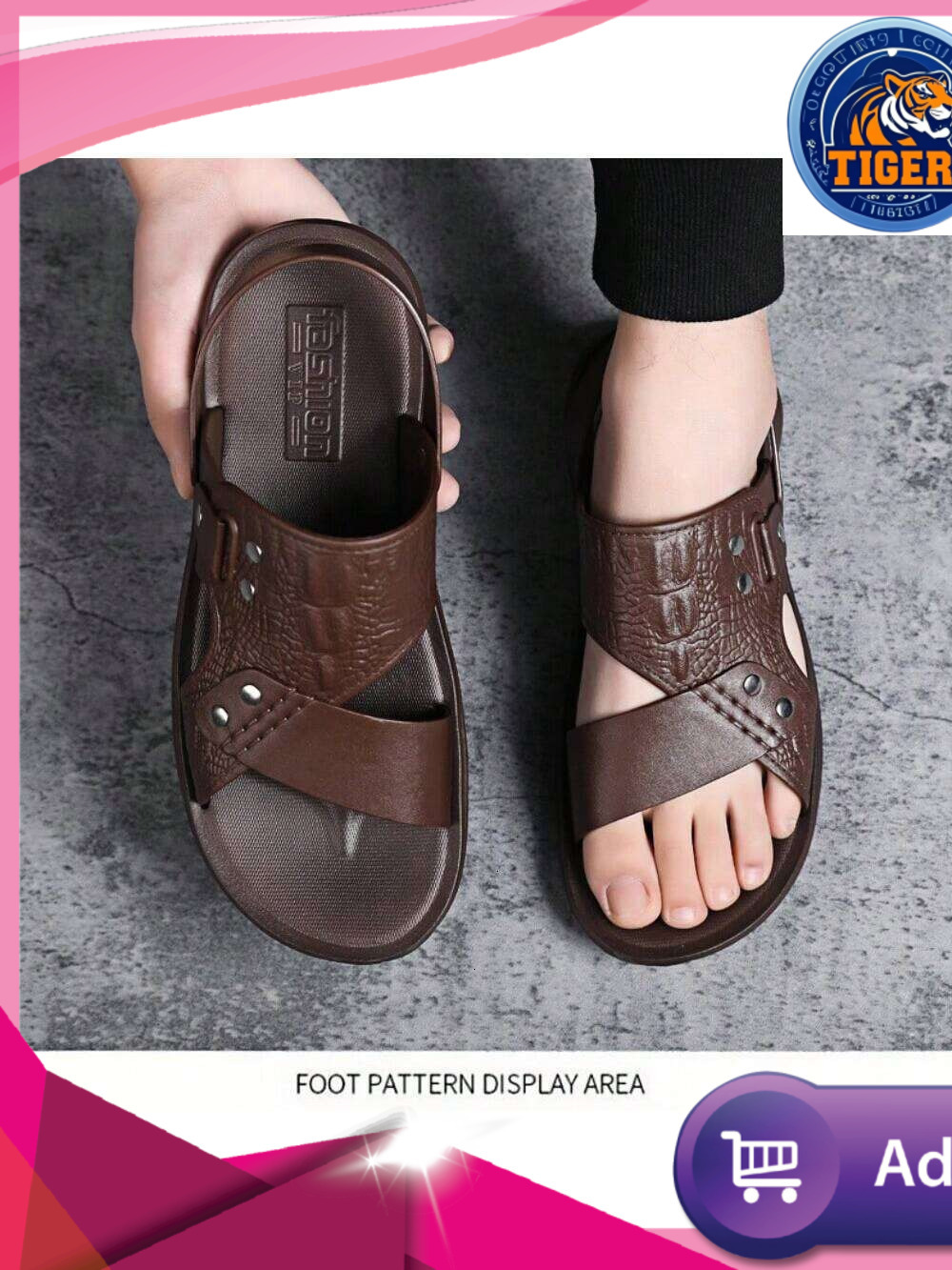 Ddmytiger S New Men Summer Sandals Two Wearing Styles For Home Driving Lightweight And Fashionable Anti Slip Breathable Waterproof Outdoor Shoes