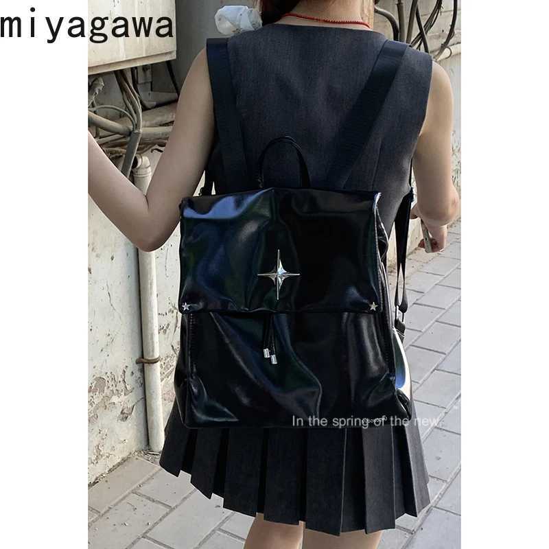 Miyagawa College Style Large Capacity Backpack for Womens 2024 New Fashion Student Backpacks for Travel and Commuting Bags Z250512