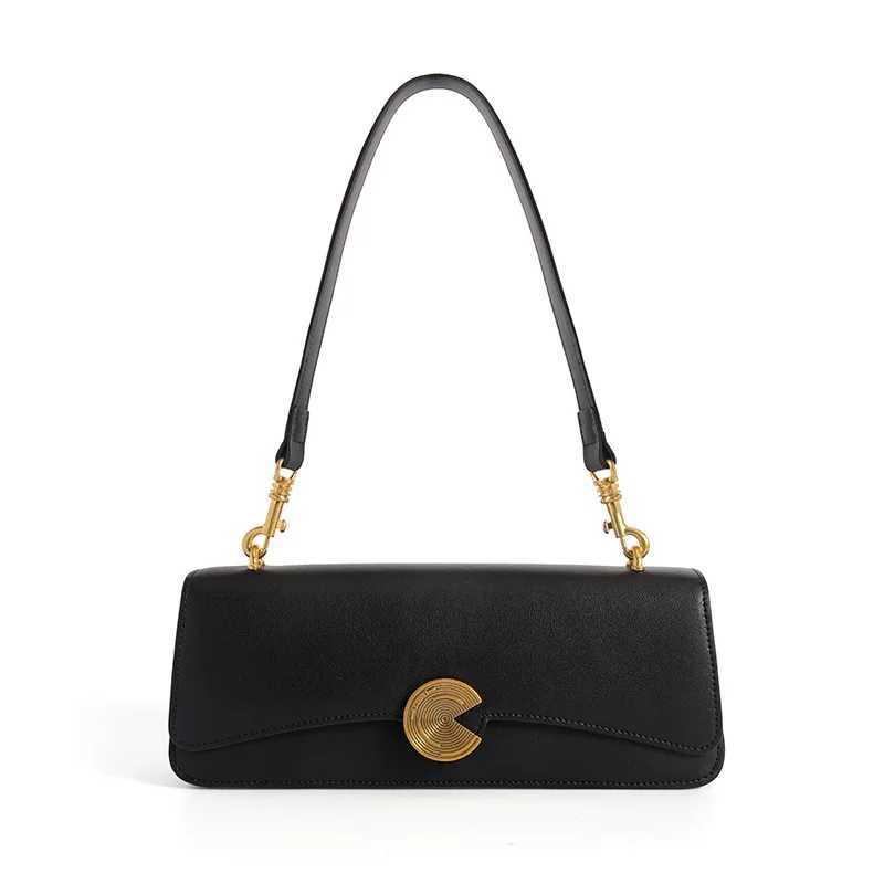 Womens Baguette Bag Leather Armpit Bag Premium Crossbody Bag Casual commuting fashion shoulder bagW250512