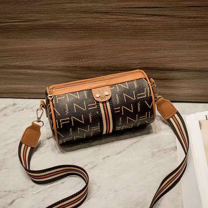 Cylindrical Women Bags Large Capacity Crossbody Women's Bag Handbag Letter Pillow