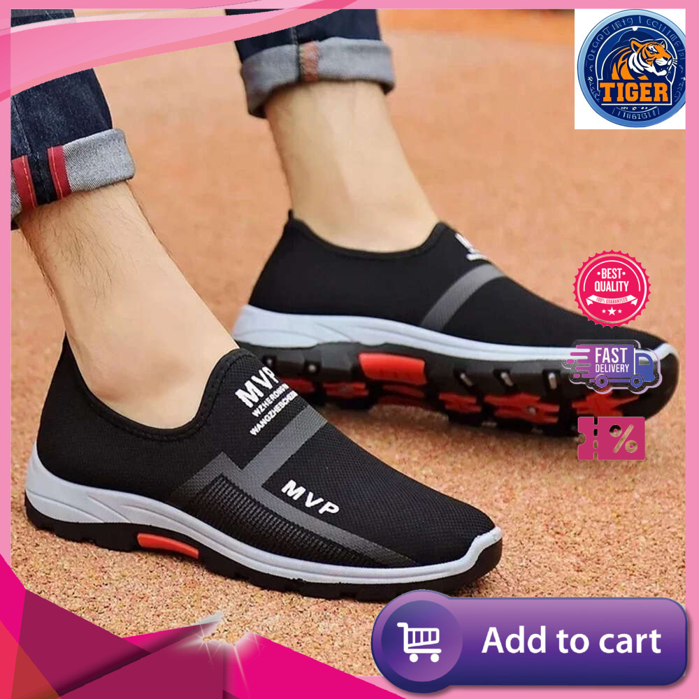 Ddmytiger Mesh Walking Summer Lightweight Men Running Shoes Fashion Casual Sneakers Breathable Slip On Loafers Zapatillas Hombre Outdoor Shoes