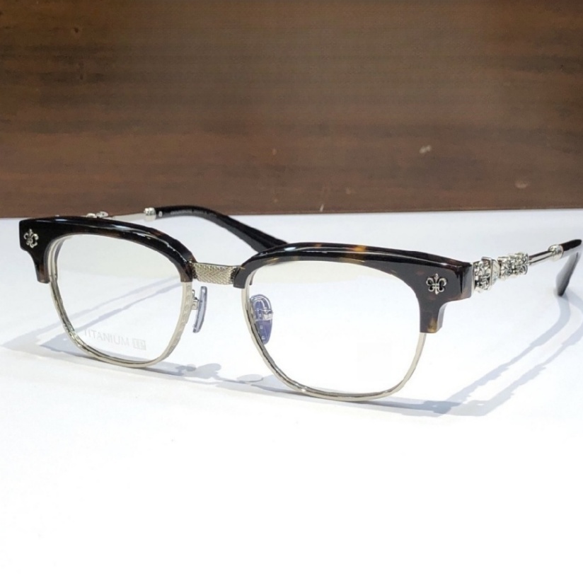 High Quality Men optical glasses Classic Luxury Designer Women eyeglass Titanium Punk Business Design Prescription Spectacle Frames with box 8224 SIZE