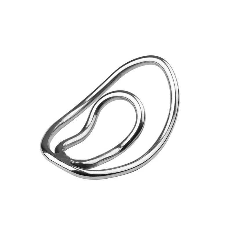 Metal Curved Scrotum Bondage Penis Ring For Fufu Cock Clip Sissy Male Mimic Female Pussy Chastity Device Lock Sperm SM Sex Toys W250512