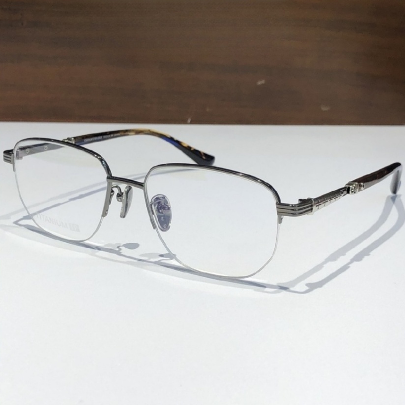 High Quality Men optical glasses Classic Luxury Designer Women eyeglass Titanium Punk Business Design Prescription Spectacle Frames with box 8176 SIZE